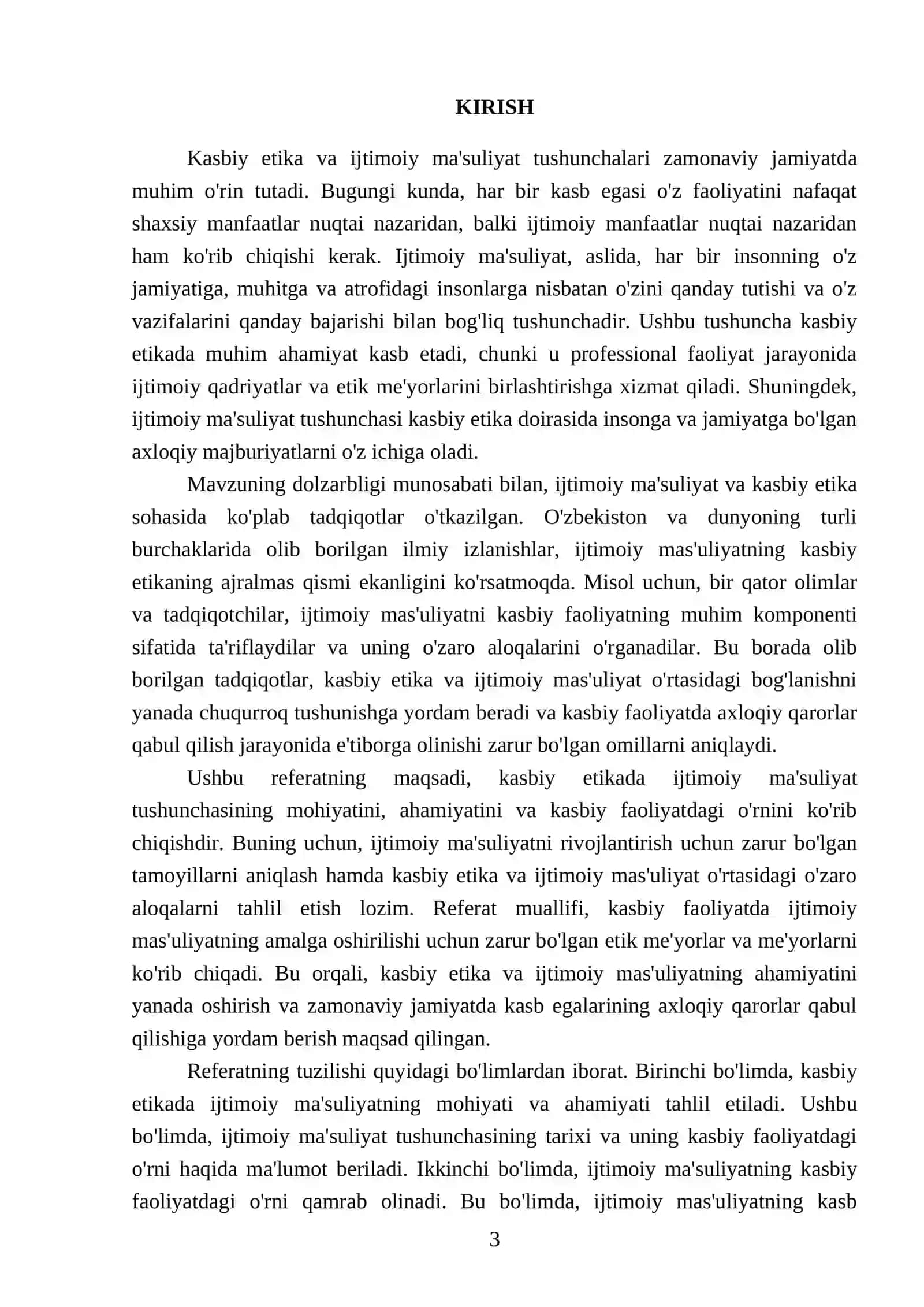 Kasbiy etika va ijtimoiy ma'suliyat tushunchasi 3