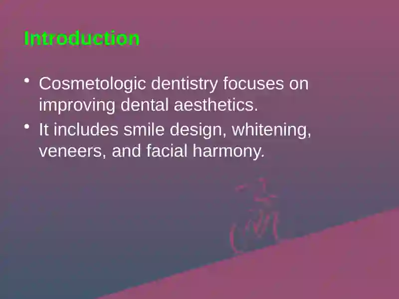 Cosmetologic Dentistry 3
