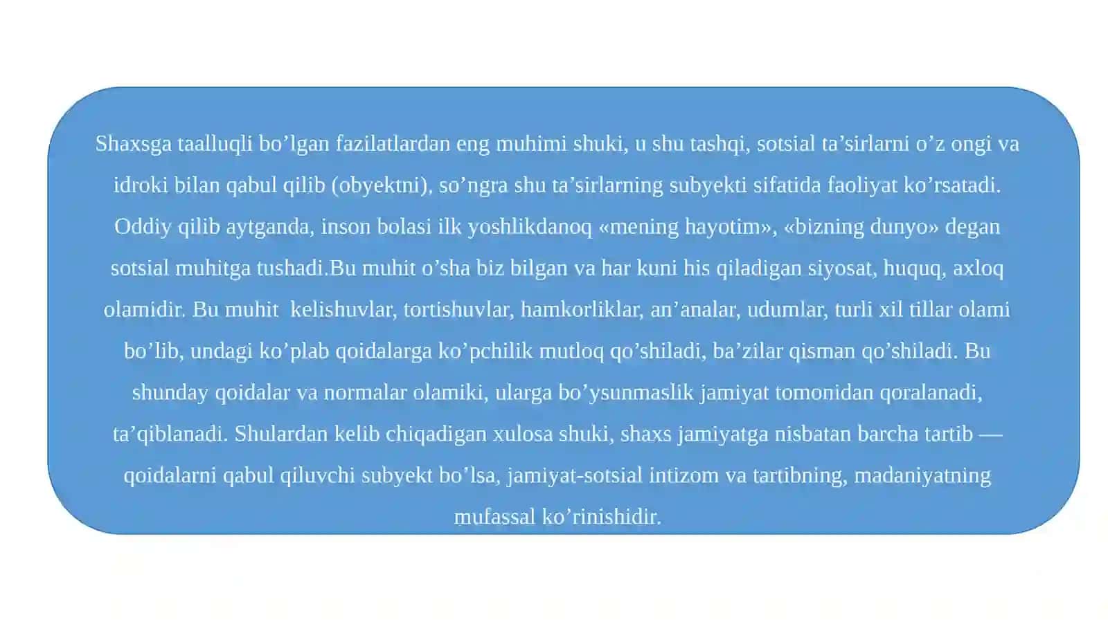 Sotsial psixologiyada shaxs muammosi 3
