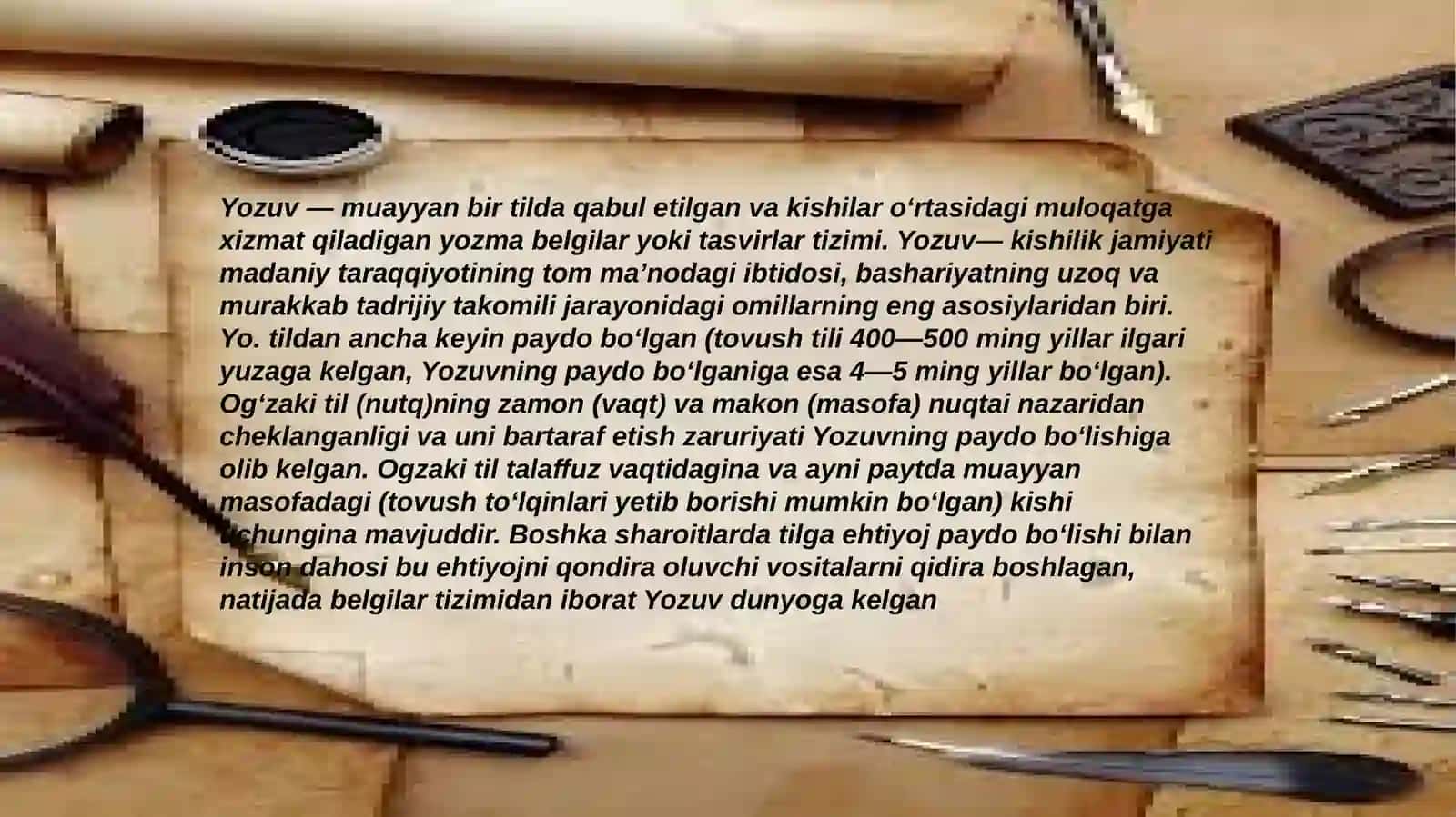 TURLI TARIXIY DAVRLARDA GRAFIK XATSHUNOSLIK SHAKLLARINING PAYDO BO`LISH JARAYONI, YOZMA VA BOSMA HARFLAR SHAKLI 3