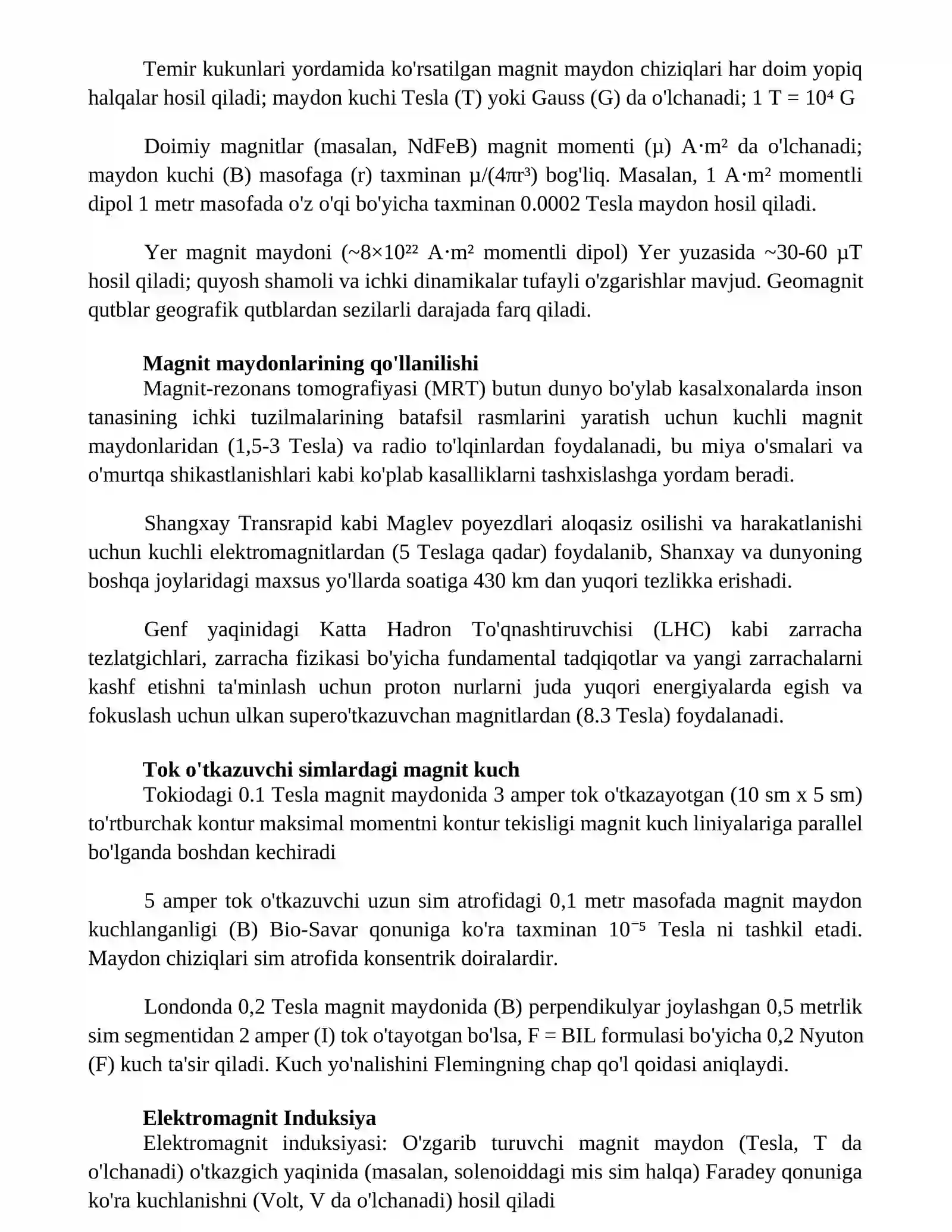 Yerning magnit maydoni 3