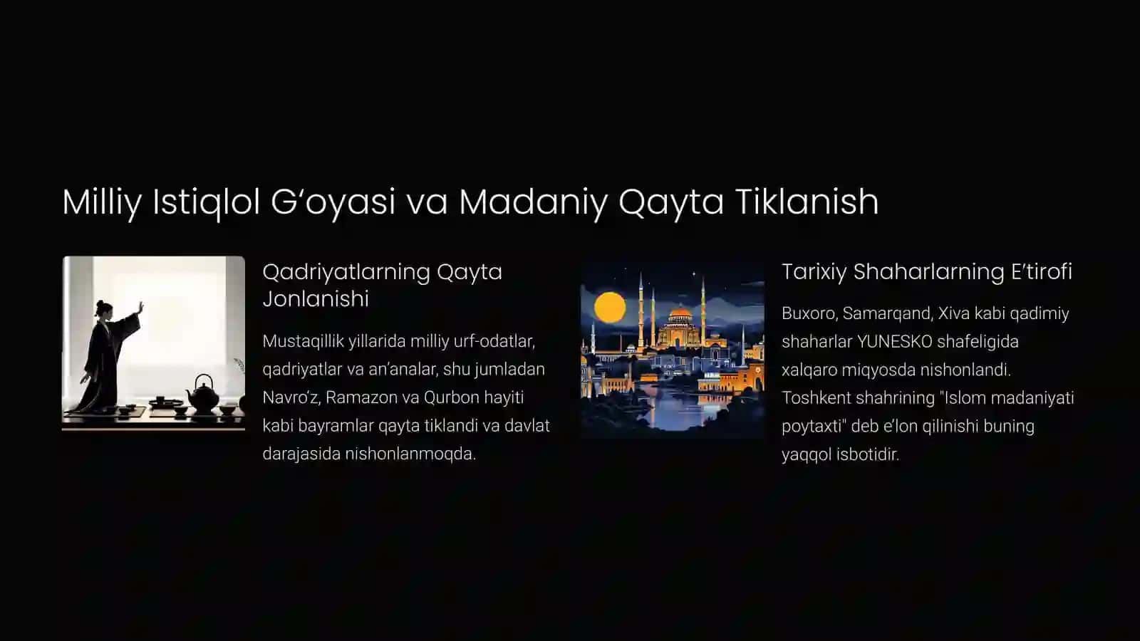 Ma’naviy Hayotdagi O‘zgarishlar va Madaniy Taraqqiyot Muammolari 3