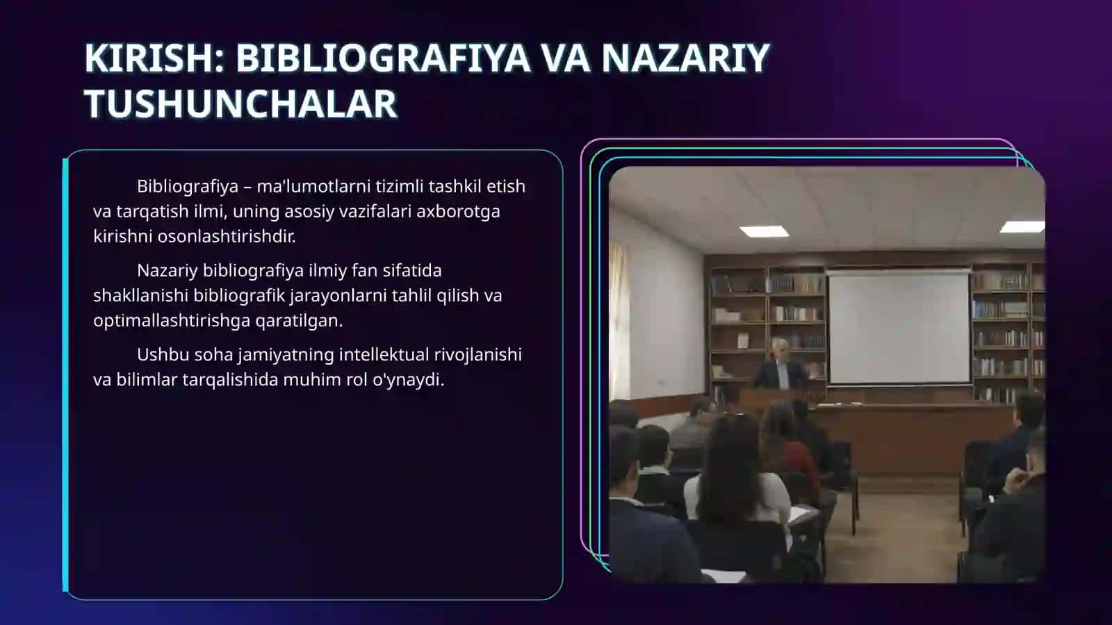 Bibliografiyaning nazariyasi 3