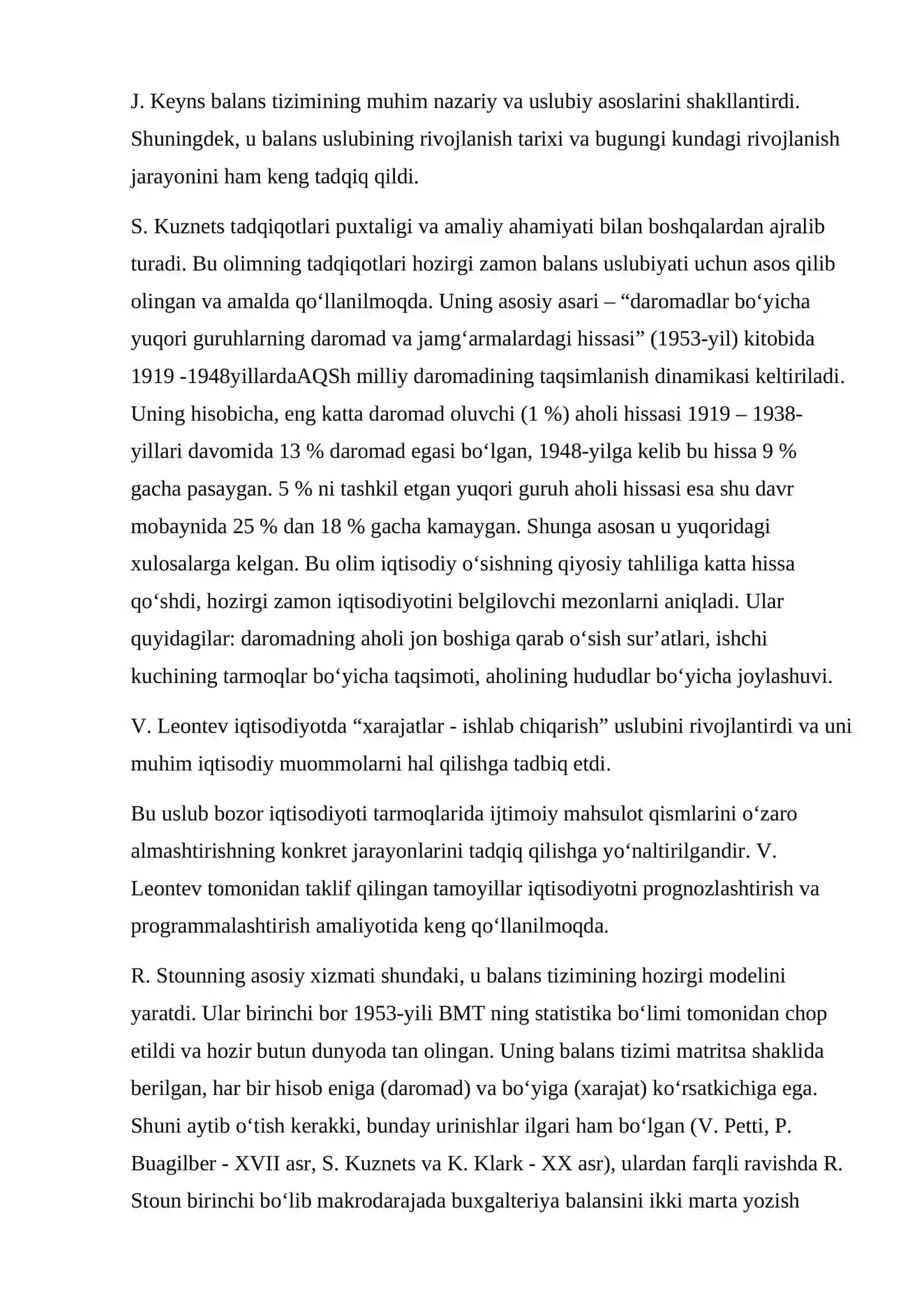 Iqtisodiyotda balans tizimlari fаnining prеdmеti, usullаri vа аsоsiy vаzifаlаri 3