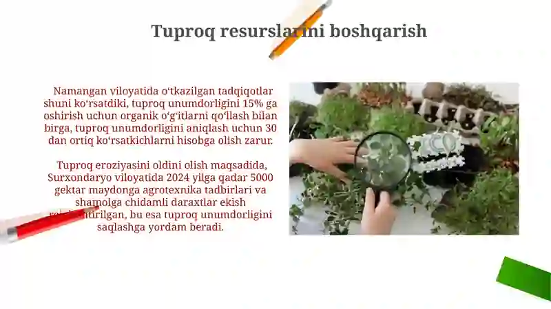 Tuproqshunoslik fanining maqsadi vazifalari ahamiyati 3