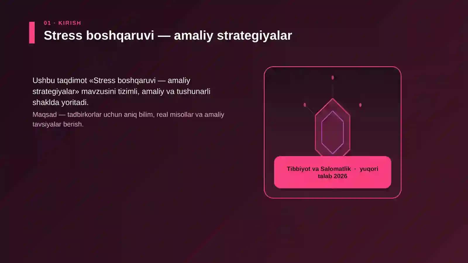 Stress boshqaruvi — amaliy strategiyalar 3