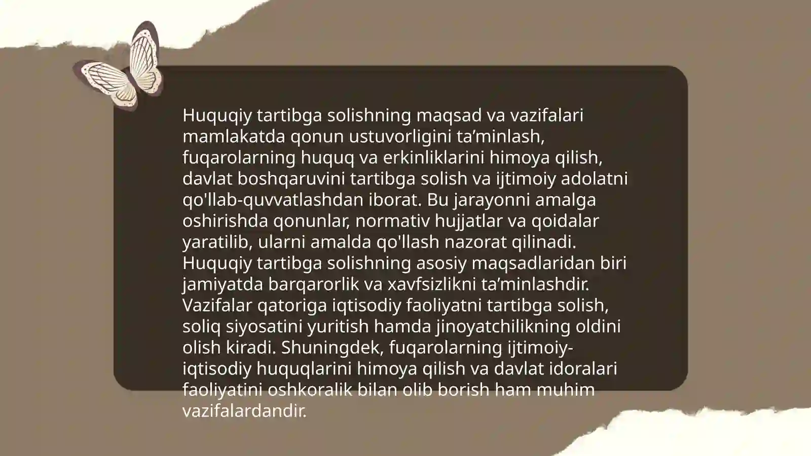 Huquqiy tartibga solish mexanizimi 3