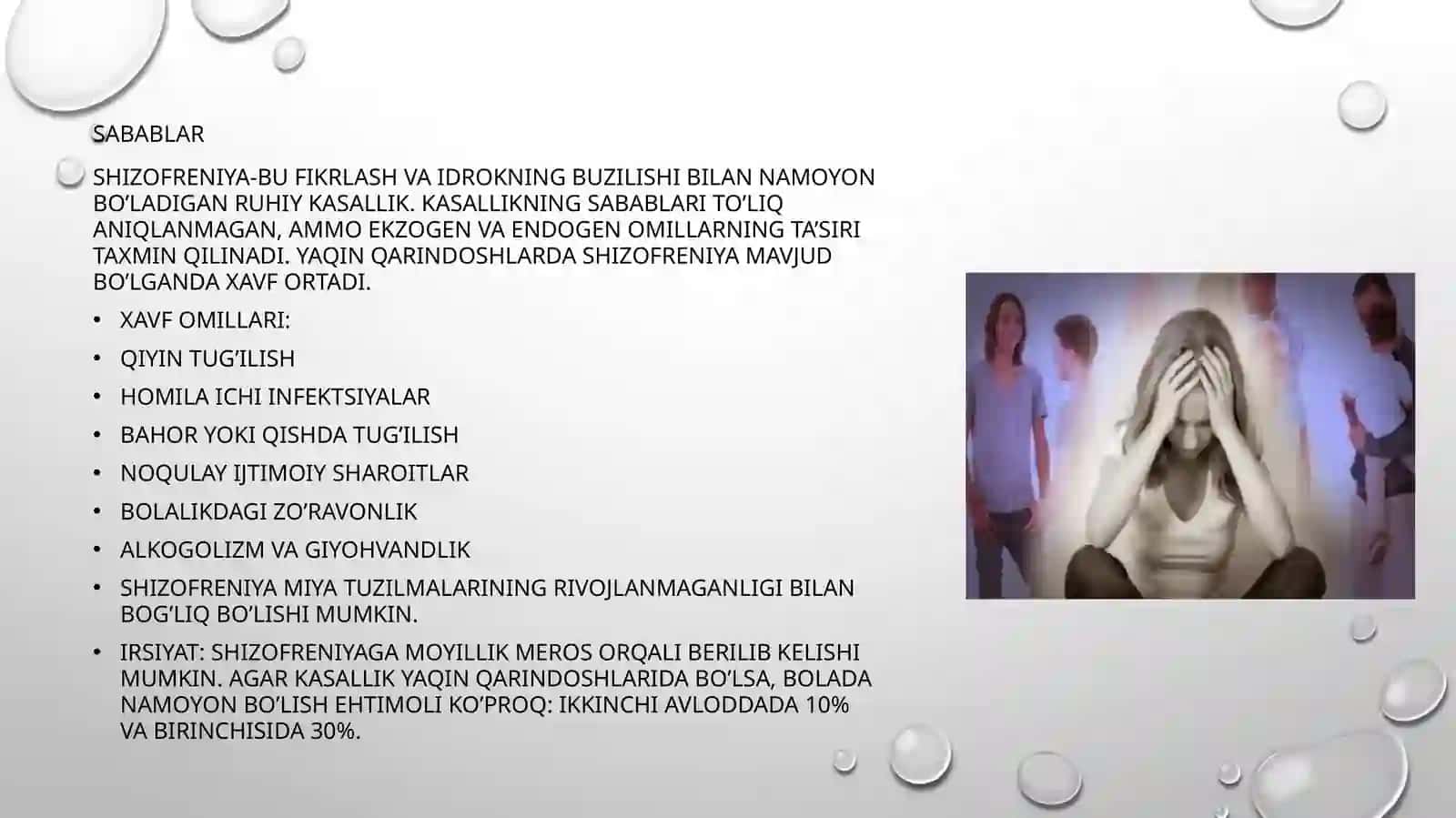 Shizofreniya kasalligida reabilitatsiya muammosi 3