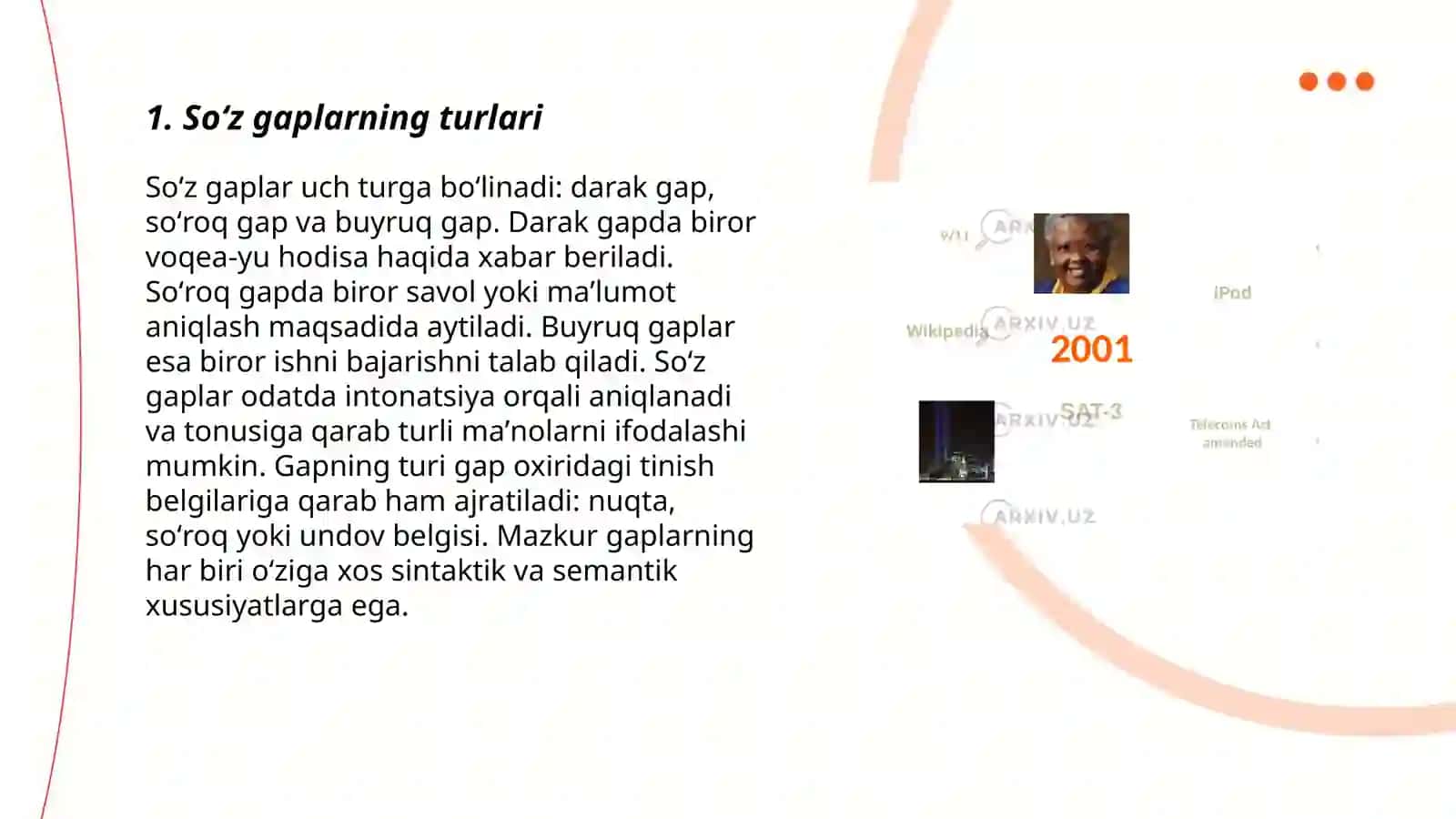 Soʻz gaplarning turlari 3
