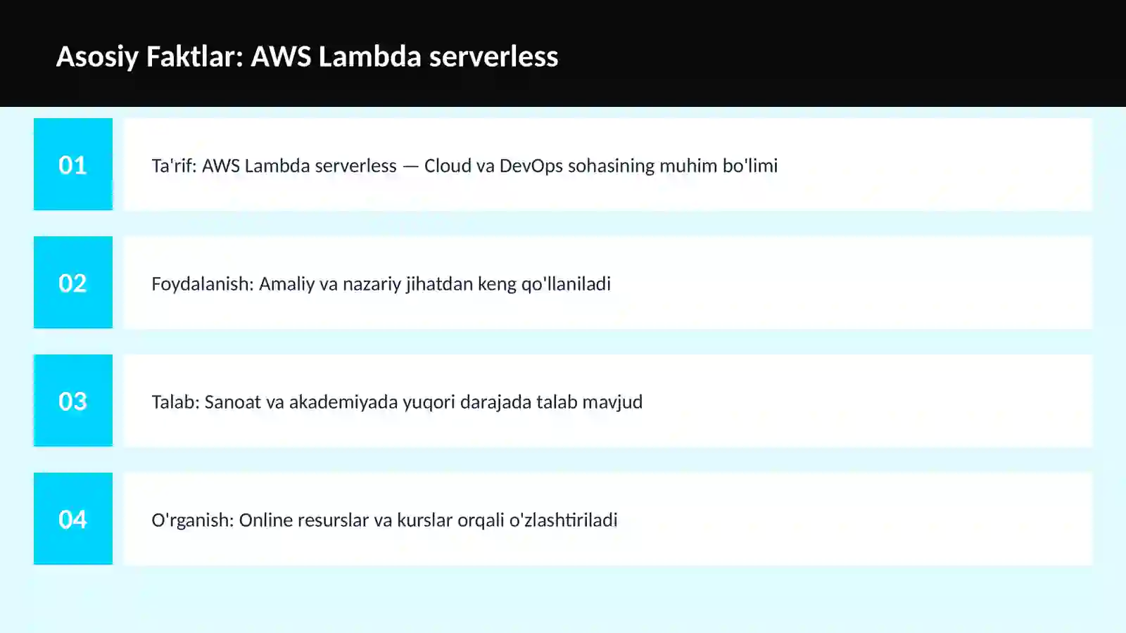 AWS Lambda serverless 3