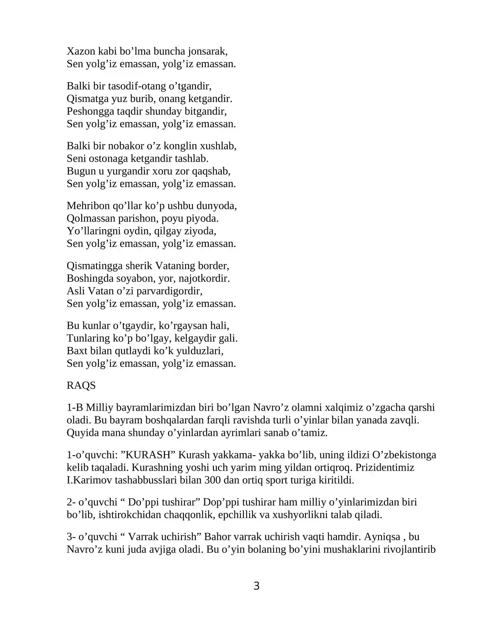 ASSALOM NAVRO`Z 3