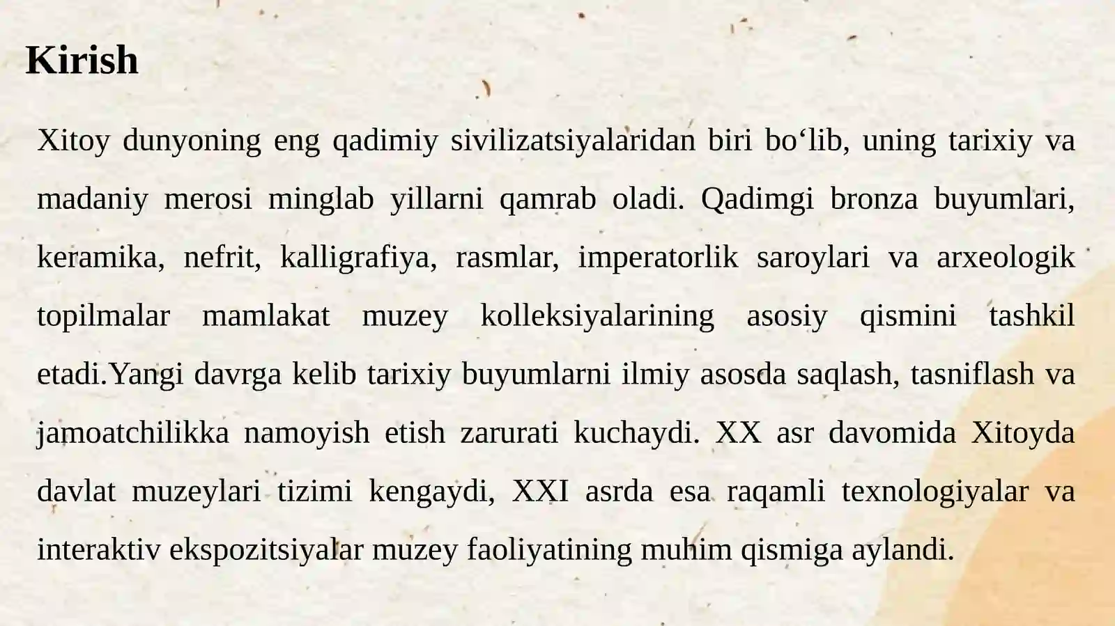 Yangi davrda Xitoy muzeylari 3