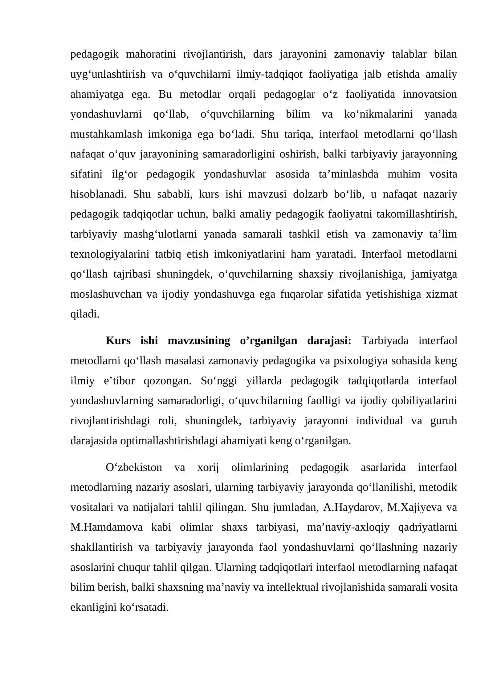Tarbiyada interfaol medotlarni qo'llash 3