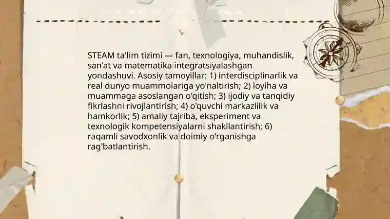 STEAM ta'lim tizimi 3