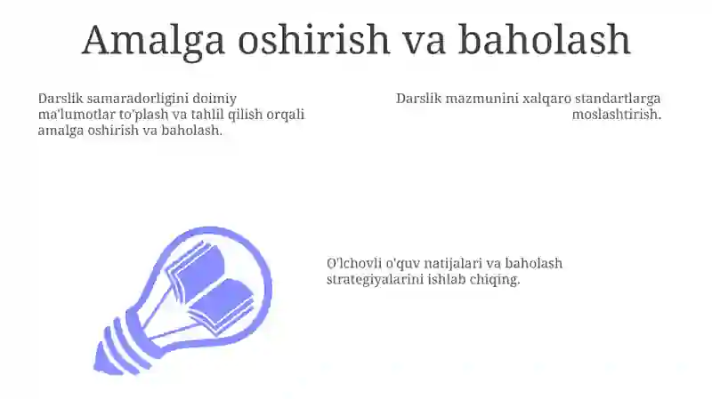 Xalqaro standartlar asosida o'quv dasturini ishlab chiqish 3