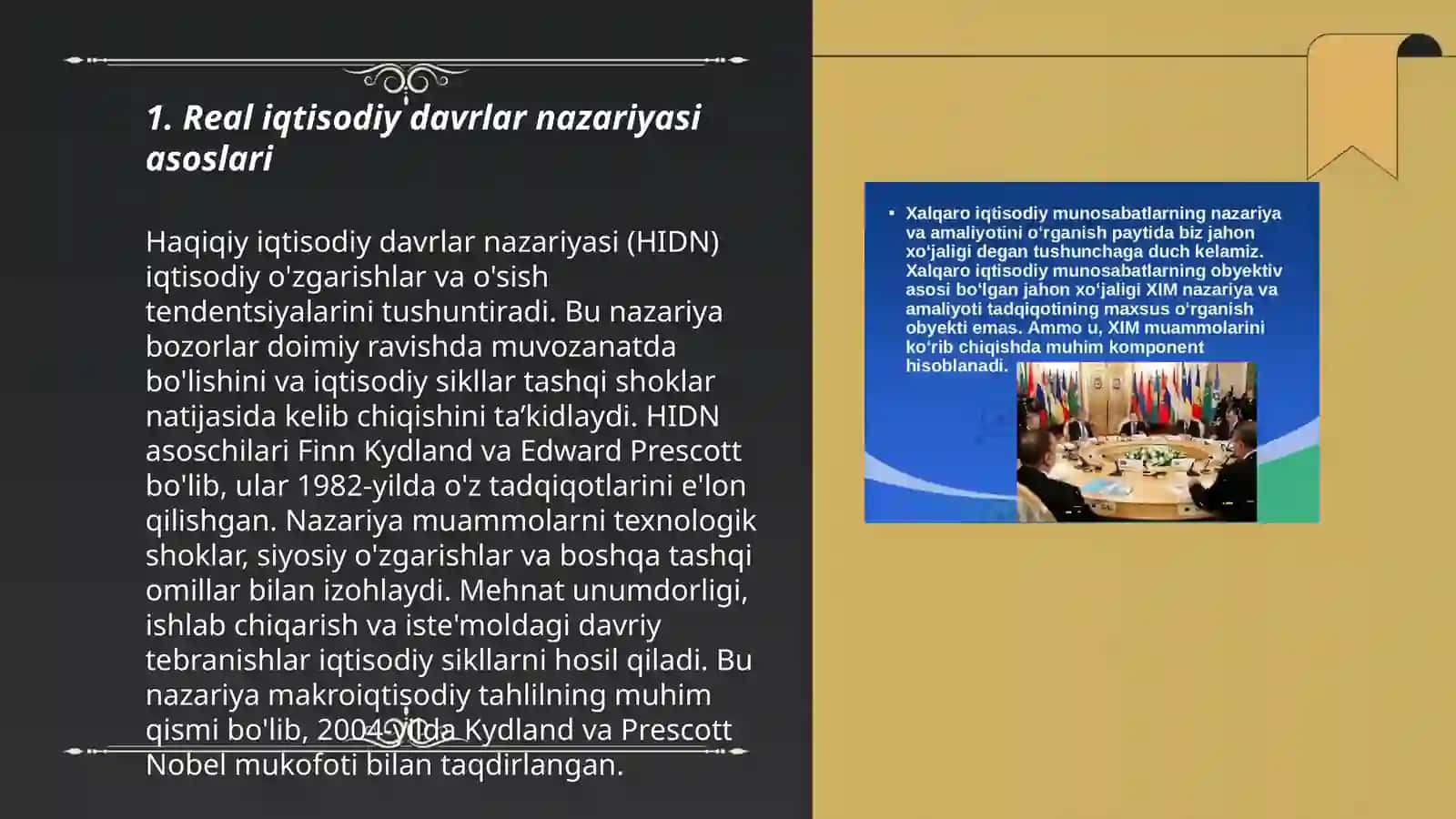 Real iqtisodiy davrlar nazariyasi 3