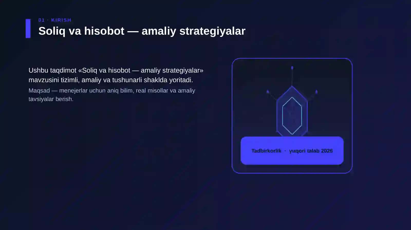 Soliq va hisobot — amaliy strategiyalar 3