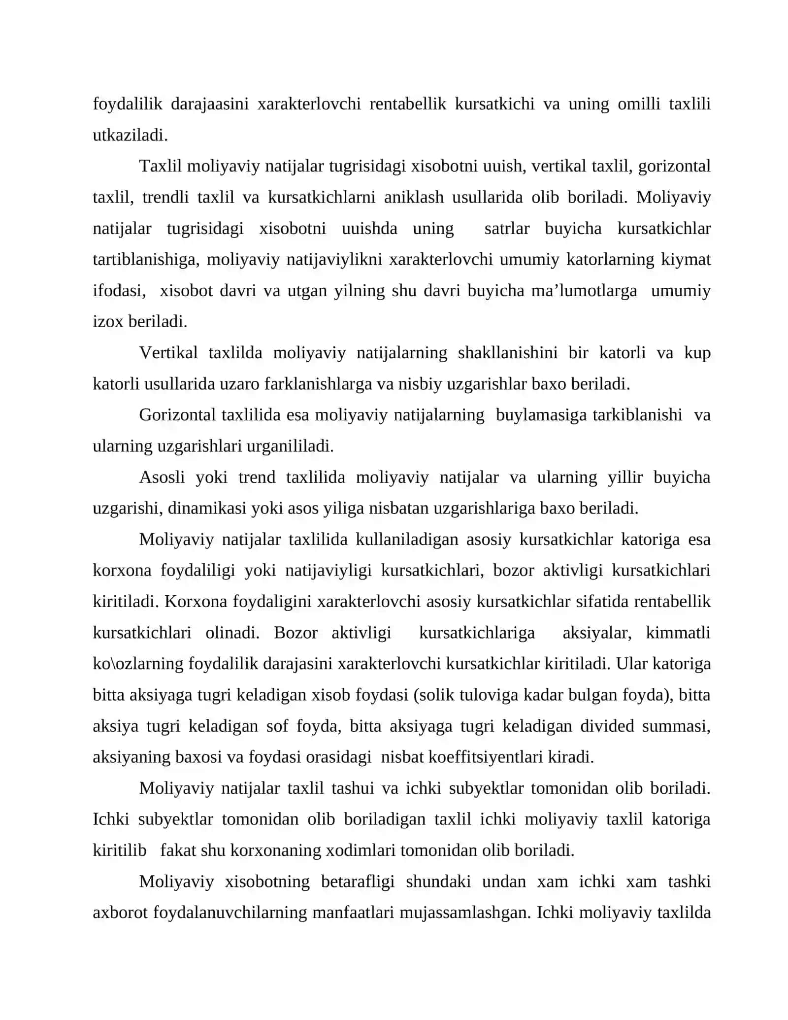 Moliyaviy natijalar taxlili 3