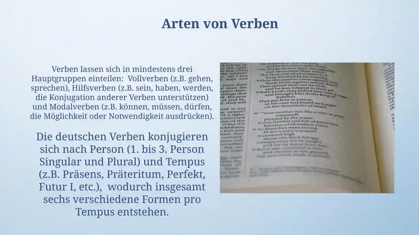 Die Verben 3
