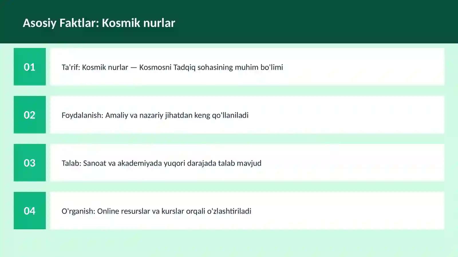 Kosmik nurlar 3