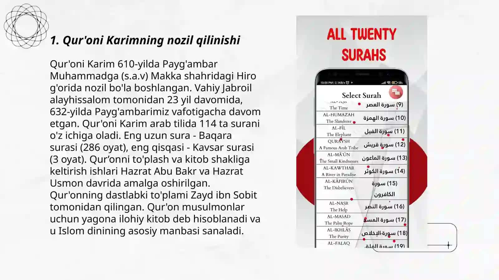 Qur'oni Karim Haqida Malumot 3