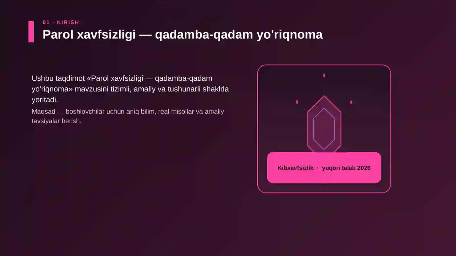 Parol xavfsizligi — qadamba-qadam yo'riqnoma 3