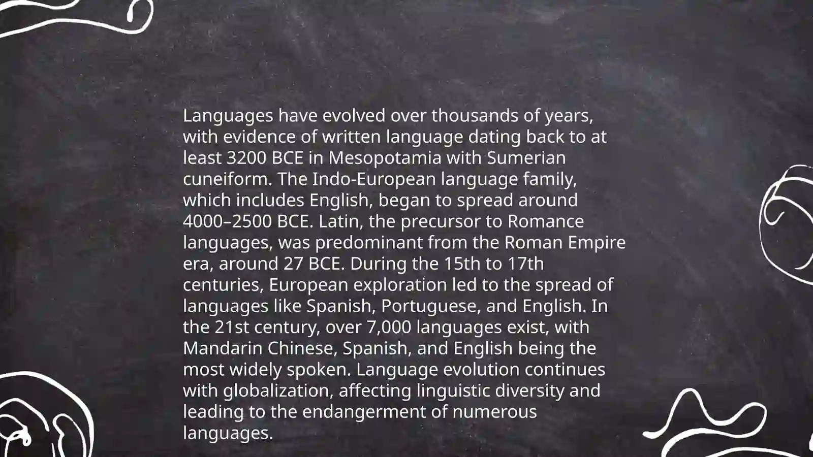 World languages 3