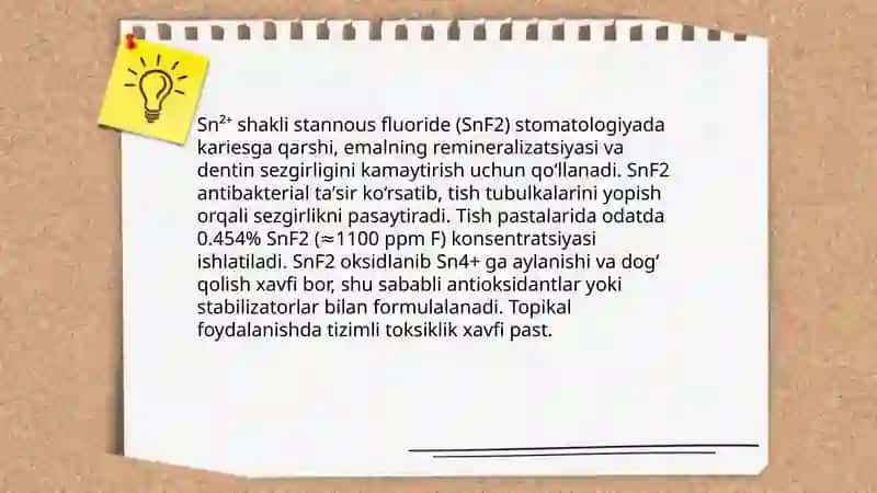 IV guruh kationlari: Sn²⁺, Sn⁴⁺, As³⁺, As⁵⁺ — tibbiyotda qo‘llanilishi va analitik reaksiyalari 3