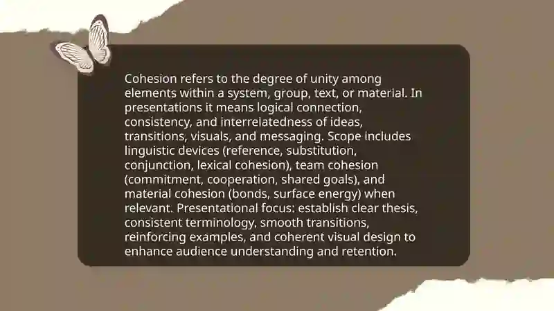 Cohesion presentation ppt 3