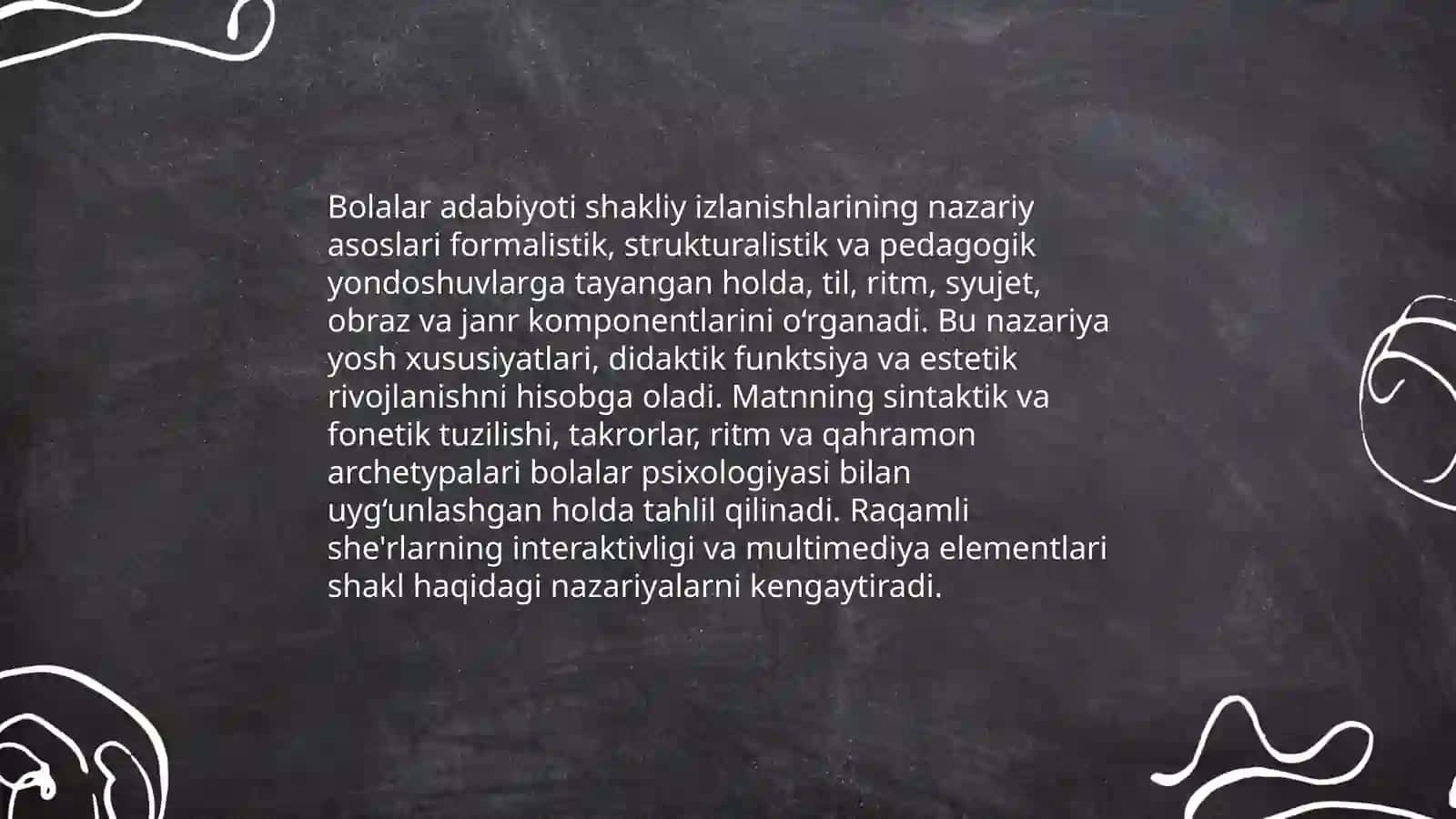 Bolalar adabiyoti shakliy izlanish va raqamli she'rlarning o'rni va ahamiyati 3