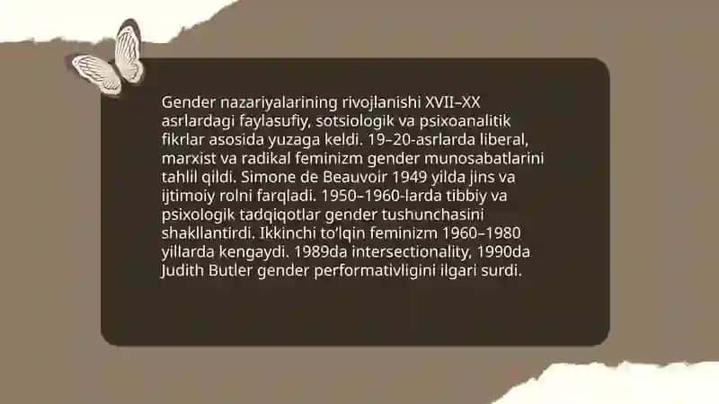 Gender tadqiqotlarning nazariy va metodologik asoslari 3