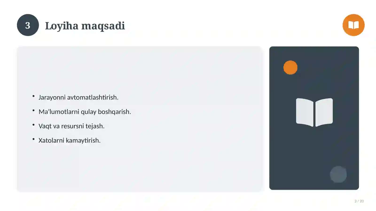 Ma'lumotlar bazasi: nazariy asoslari, an'anaviy yondashuvda (Amaliyot hisoboti) 3