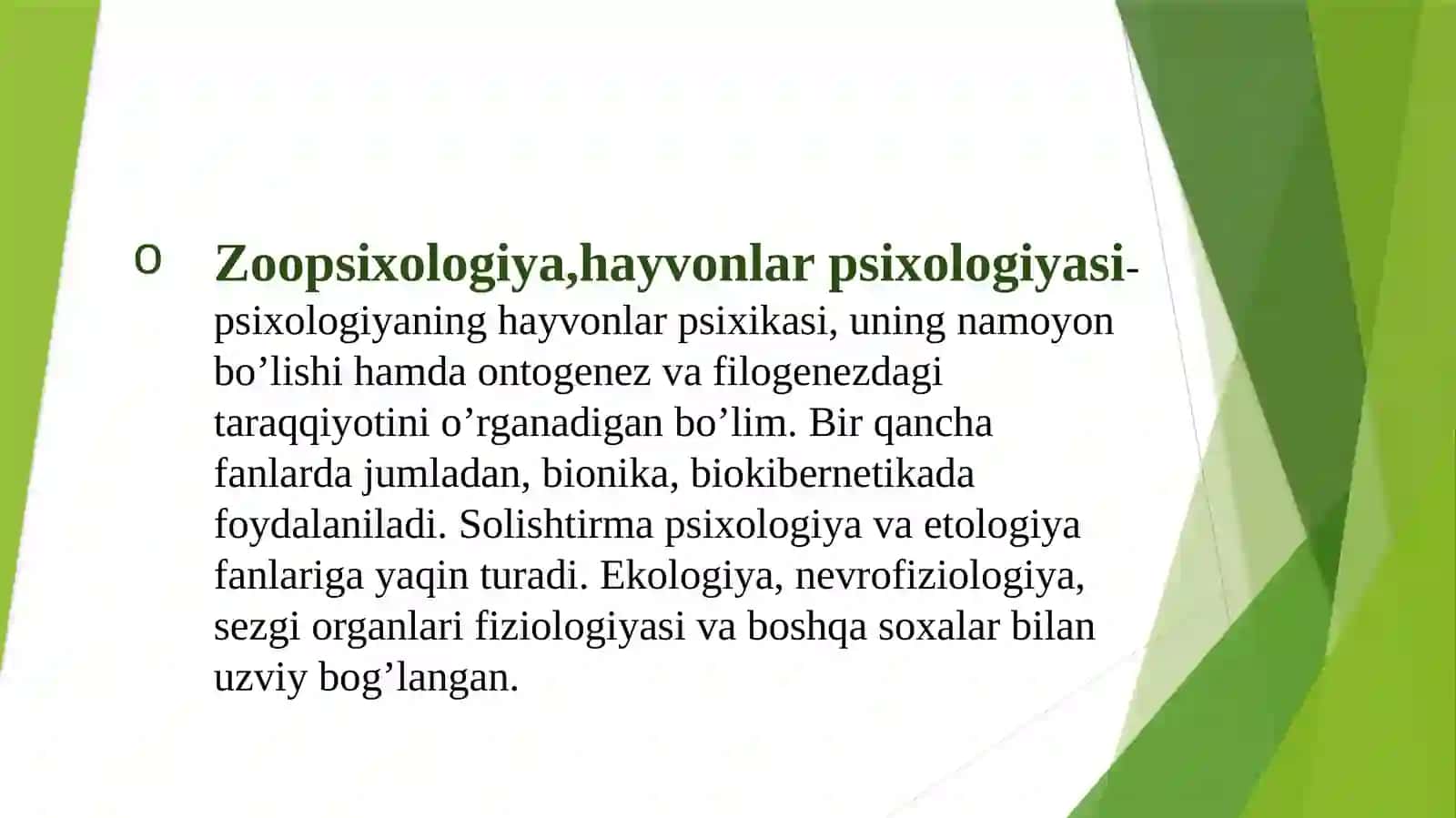 Zoopsixologiya. Qiyosiy psixologiyaga kirish. 3