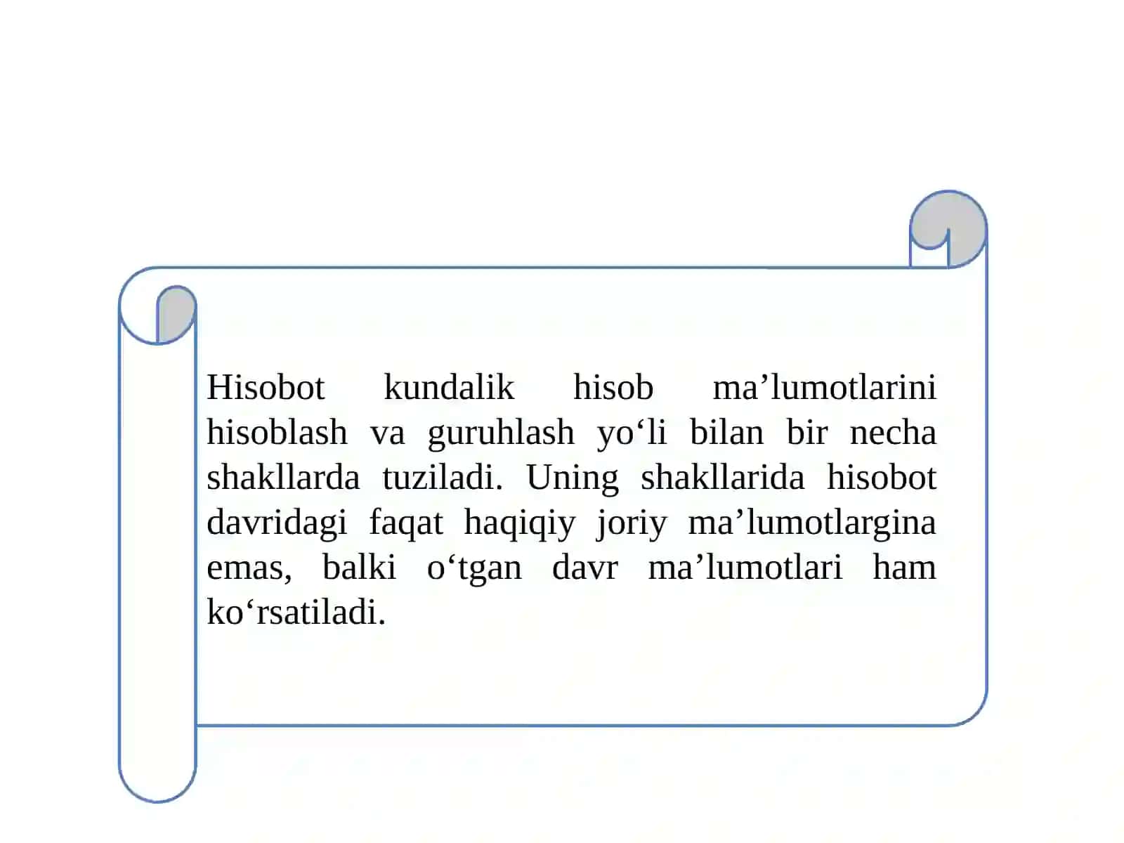 BUXGALTERIYA HISOBOTLARI 3