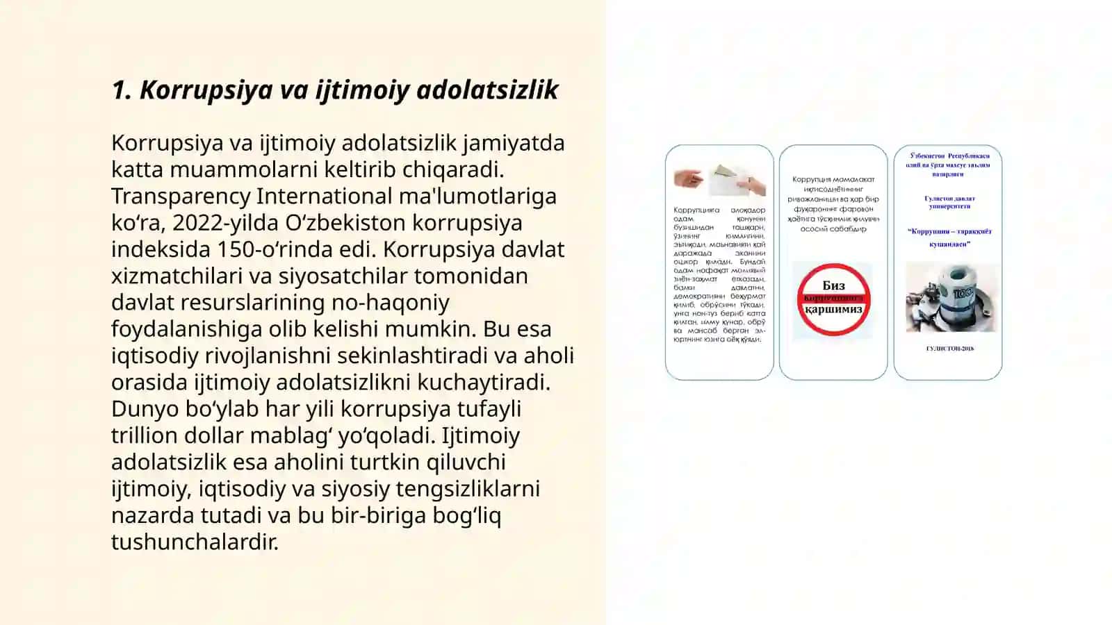 Global korrupsiya ijtimoiy madaniy inqirozning oqibatlari 3
