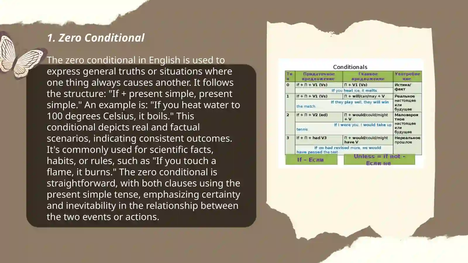 Zero Conditional 3