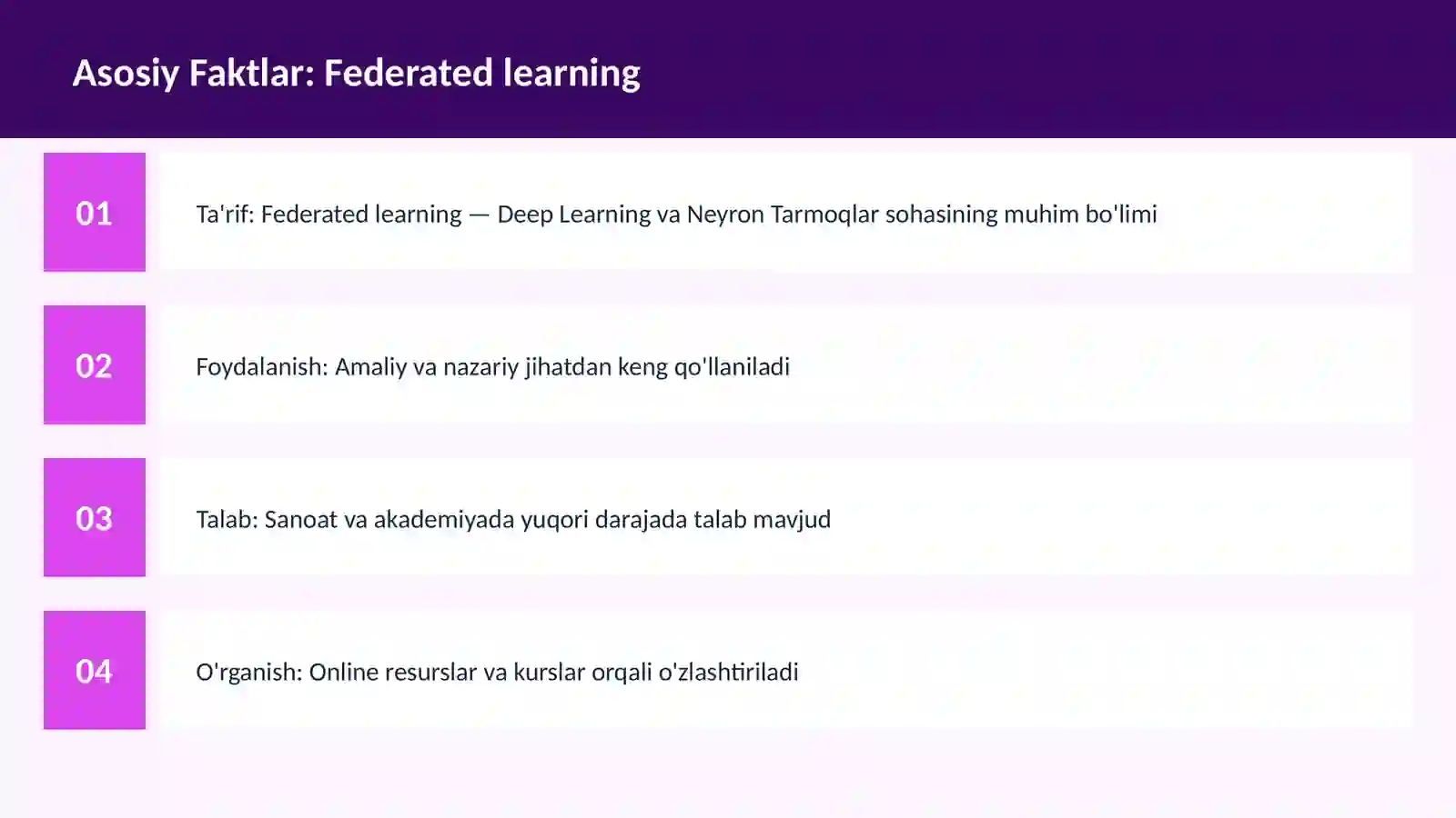 Federated learning 3