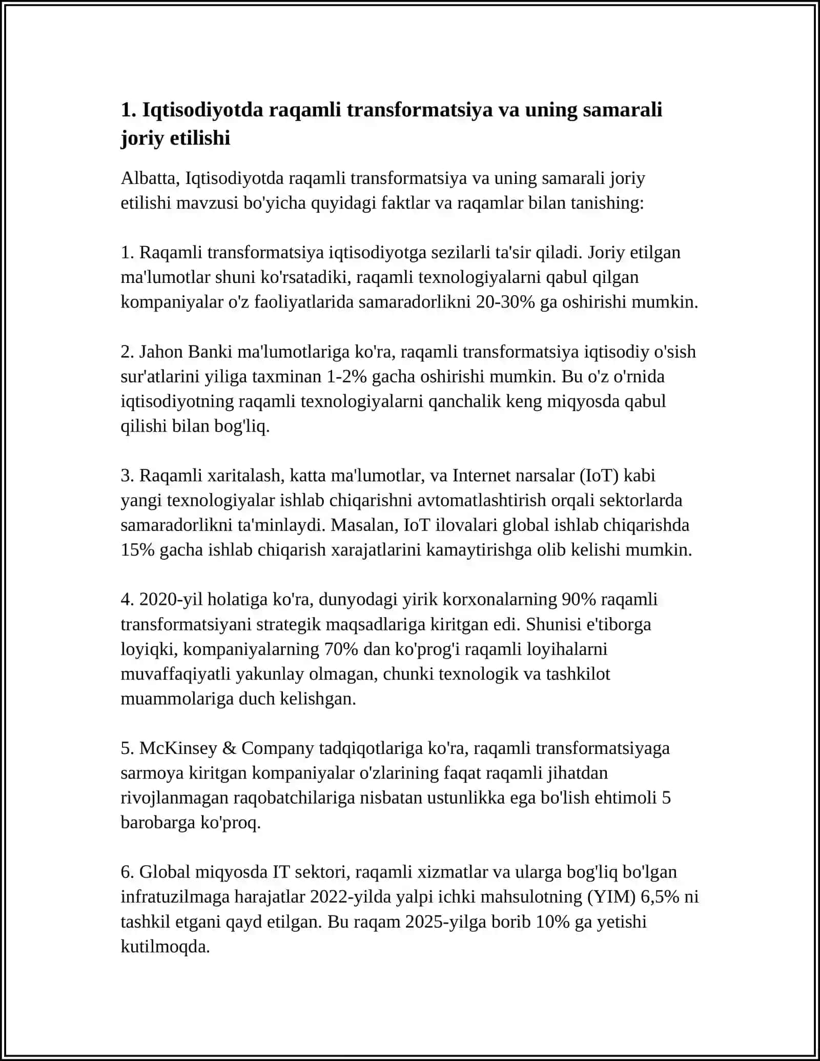 IQTISODIYOTDA INNOVATSION TEXNOLOGIYALARDAN SAMARALI FOYDALANISH 3