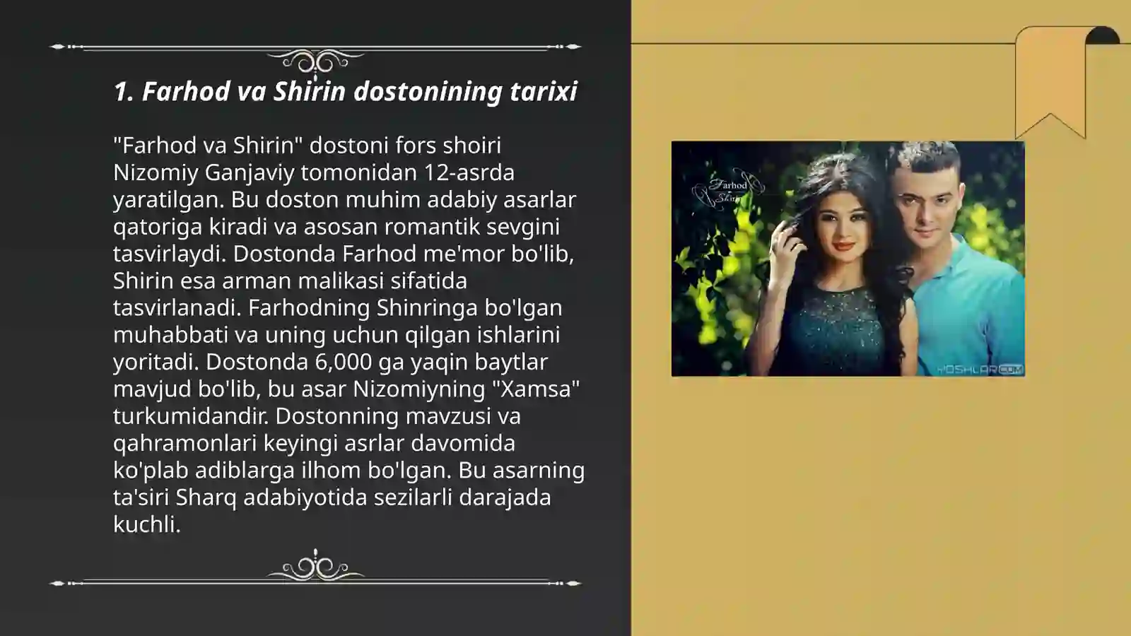 Farhod va Shirin dostoni 3