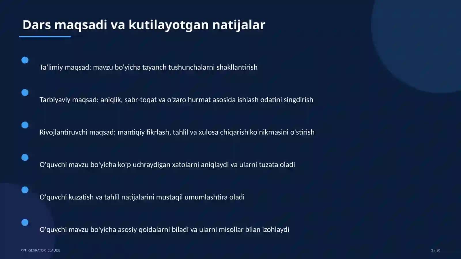 O'zbekiston aholisi va demografik jarayonlar (9-sinf) 3