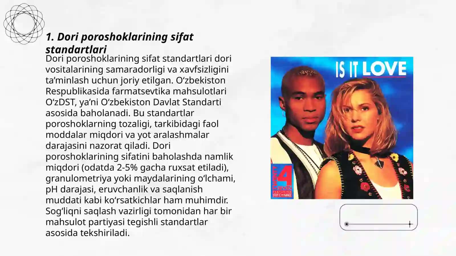 Dori poroshoklarining sifat standartlari 3