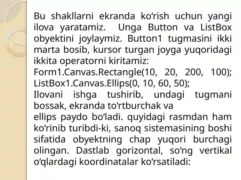 DELPHI DA GRAFIKA BILAN ISHLASH 3