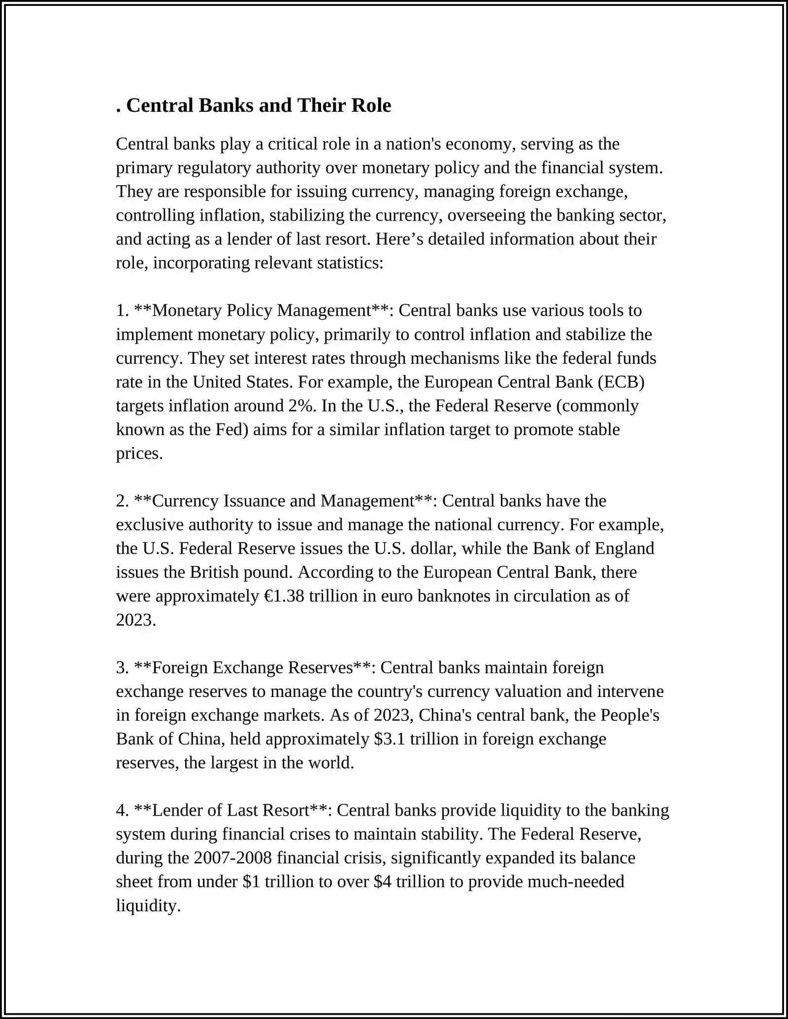 MONETORY POLICY 3