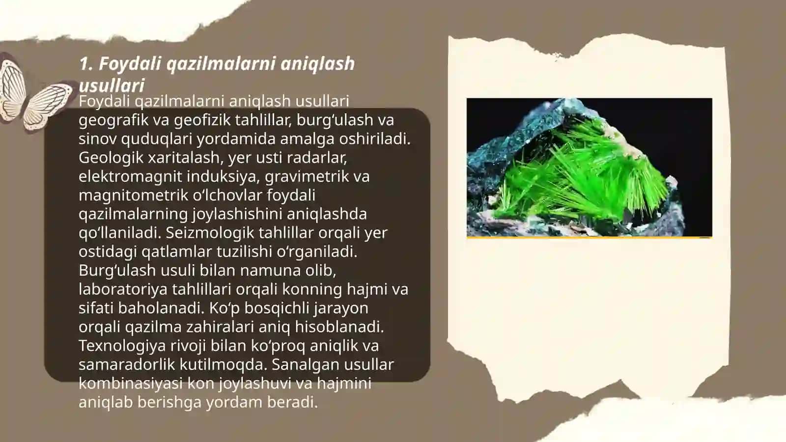 Foydali qazilmalarni aniqlash usullari 3