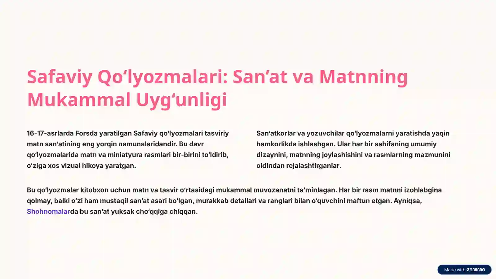 Tasviriy Matn Ustida Ishlash San’ati: Tarixdan Zamonaviylikka 3
