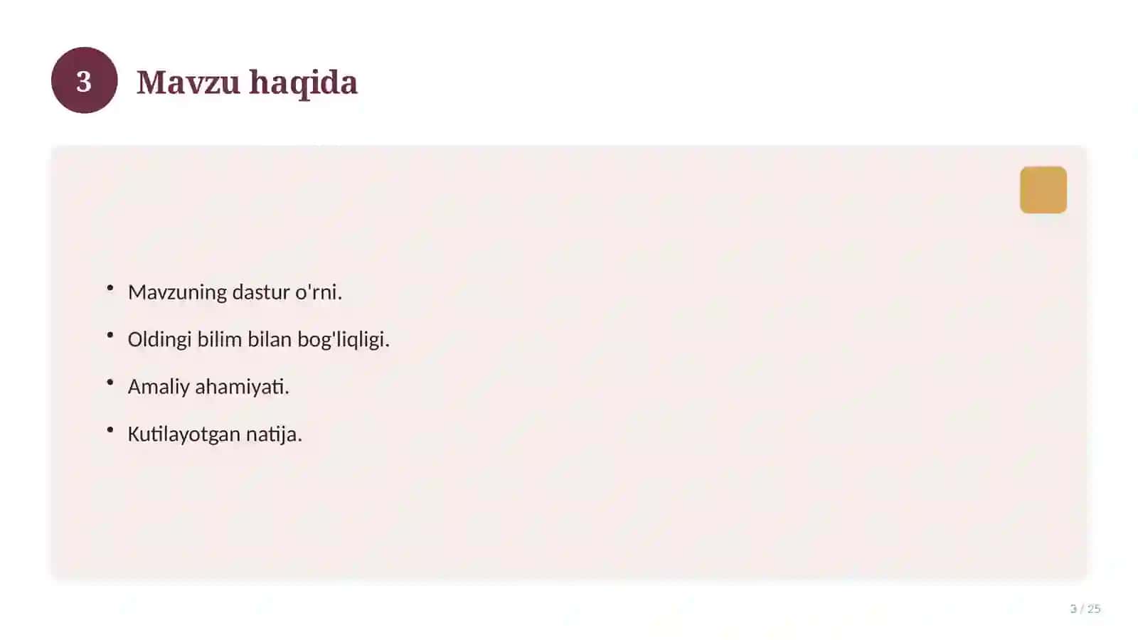 Rus tili fanidan 6-sinf: slayd-taqdimot (dars uchun) 3