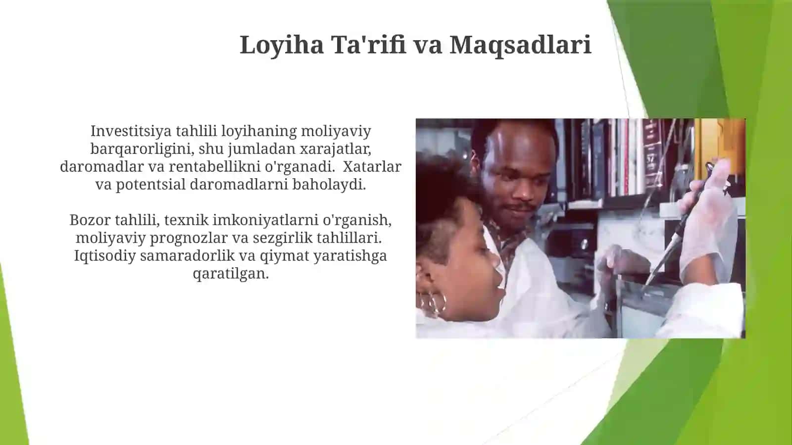 Investitsion loyihalar tahlili fanining mazmuni va predmeti 3