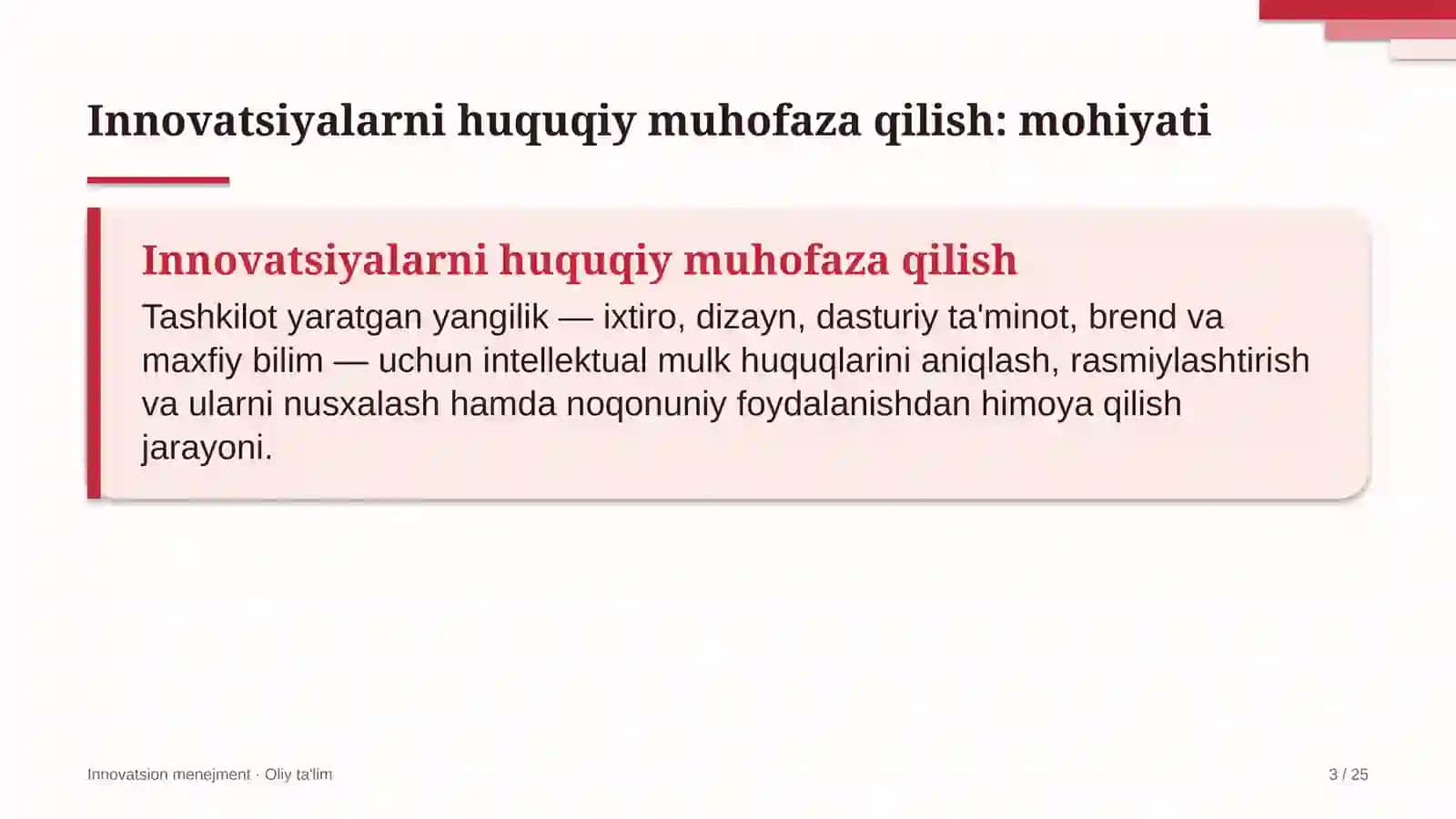 ekologik ekspertiza tashkilotlarida innovatsiyalarni huquqiy muhofaza qilish 2055 3