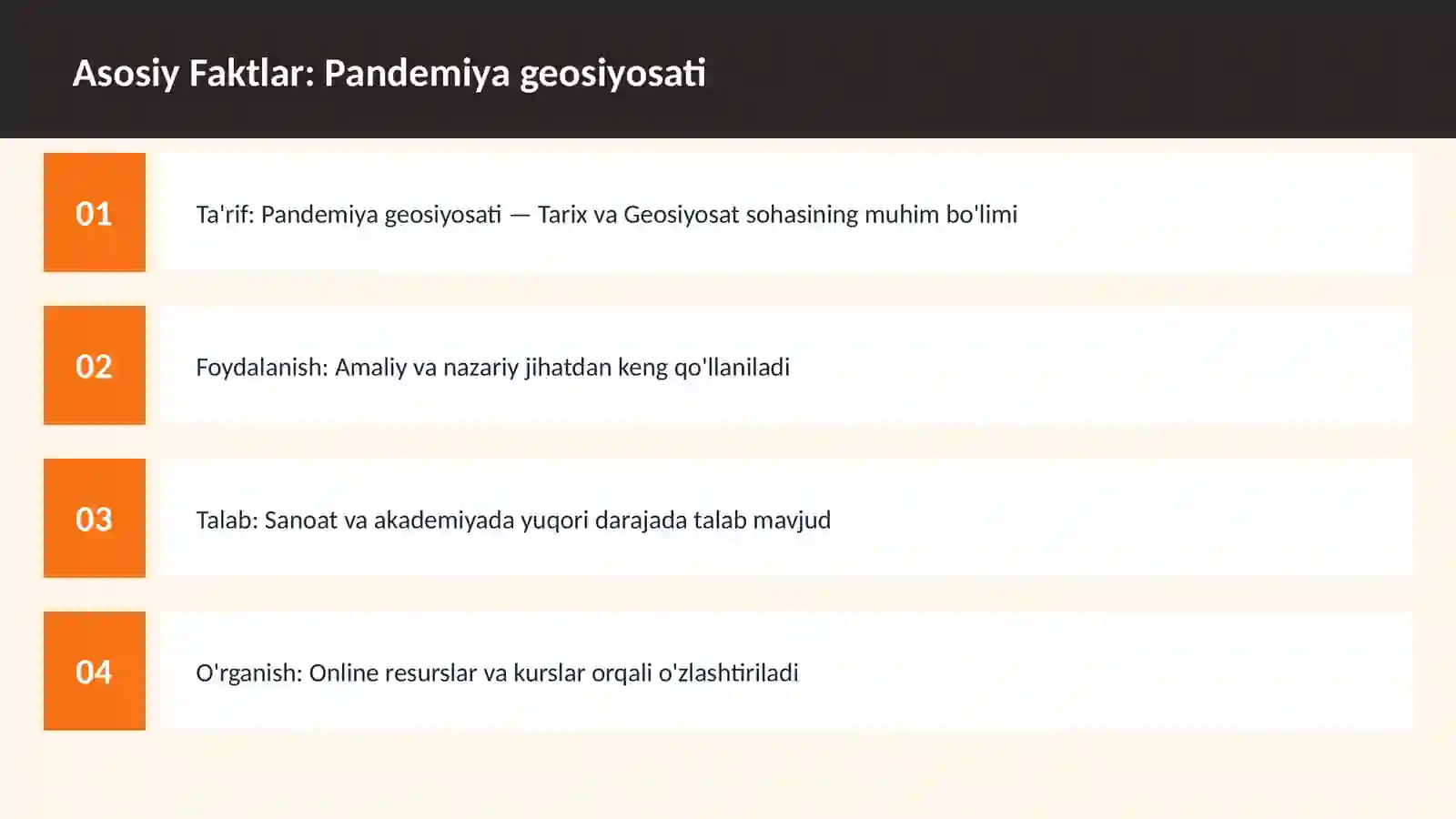 Pandemiya geosiyosati 3