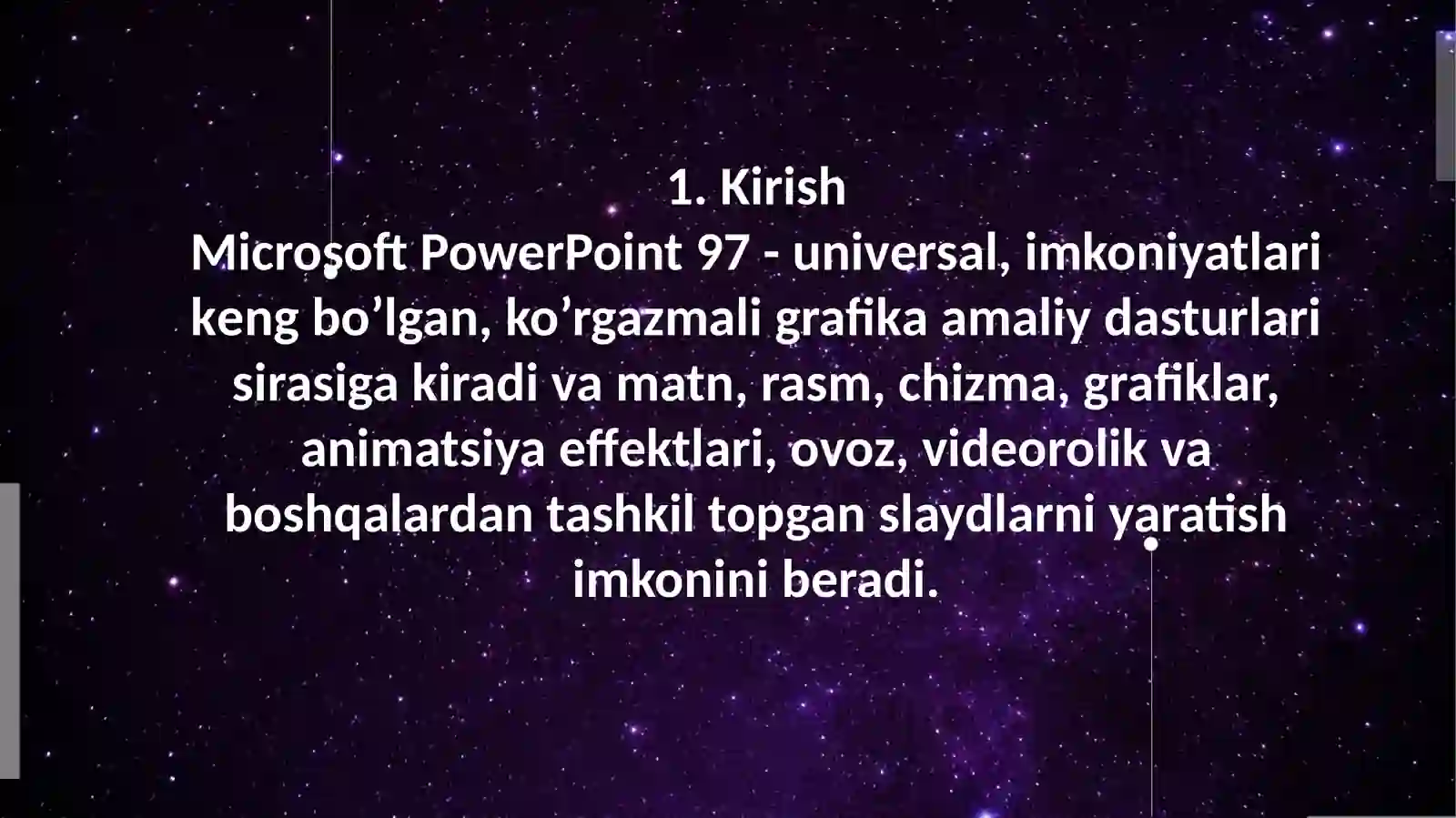 MS power point dasturida ishlash 3